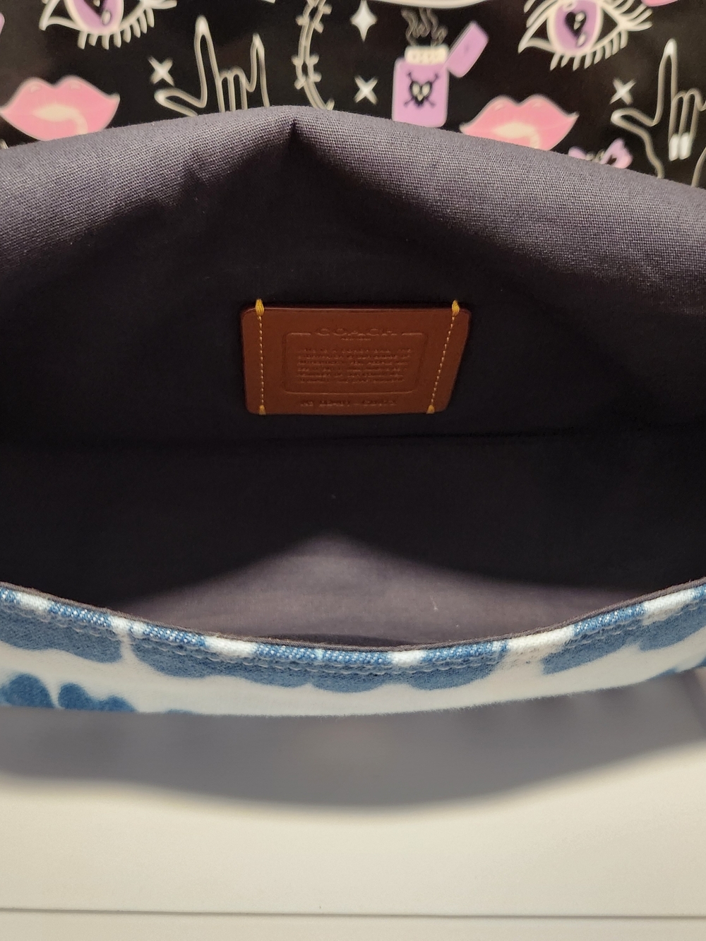 Coach Soft Tabby Blue Tie-Dye - Picture 7 of 9